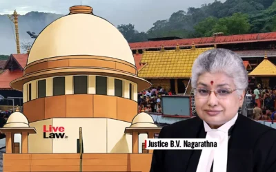 Supreme Court Sabarimala hearing - Justice BV Nagarathna on Article 17 untouchability - Photo via LiveLaw