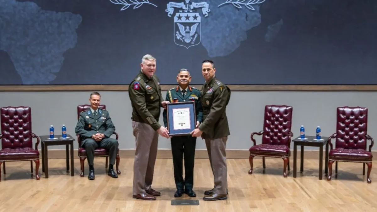 Army Chief Gen Upendra Dwivedi at US Army War College
