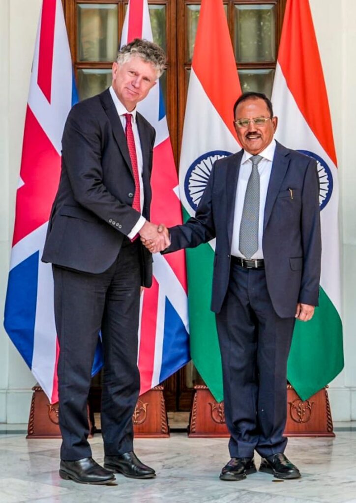 India-UK Strategic Dialogue: Doval-Powell Talks Terror, Khalistan, Vision 2035 — Govt. Exams 2026-27 Defence