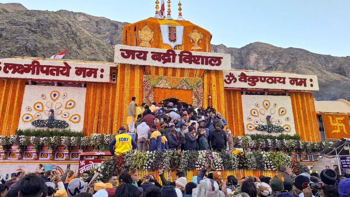 Badrinath temple reopens 2026 Char Dham Yatra — Source: Newsdrum