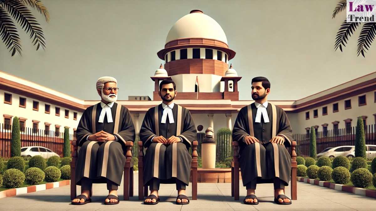 Supreme Court of India building with judges in session